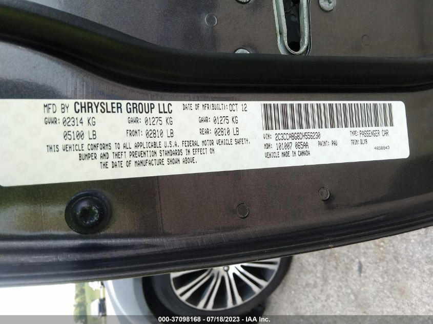 2013 CHRYSLER 300 S - 2C3CCABG8DH556230