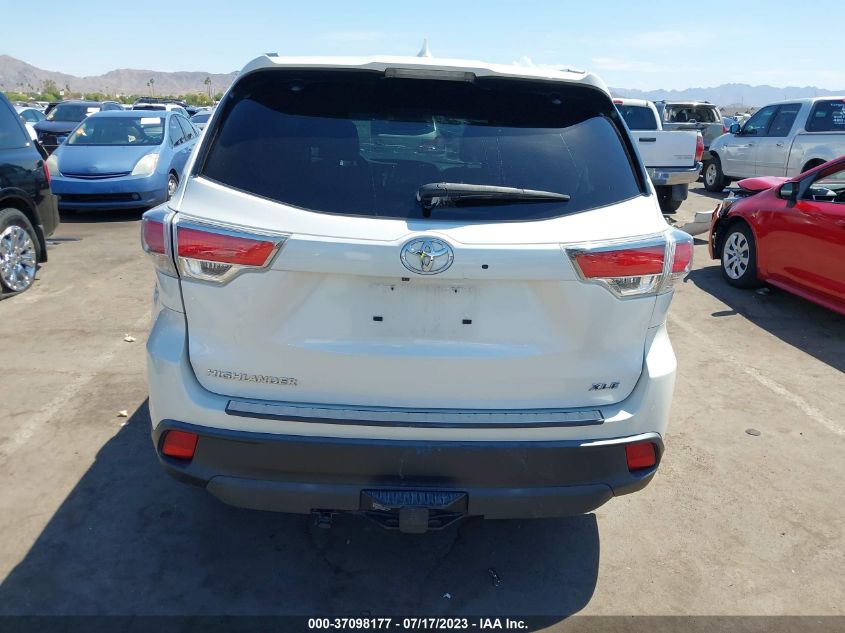 2015 TOYOTA HIGHLANDER XLE - 5TDKKRFH3FS110244