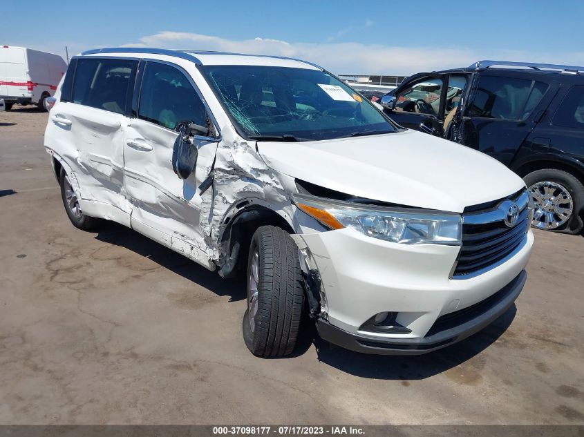 2015 TOYOTA HIGHLANDER XLE - 5TDKKRFH3FS110244