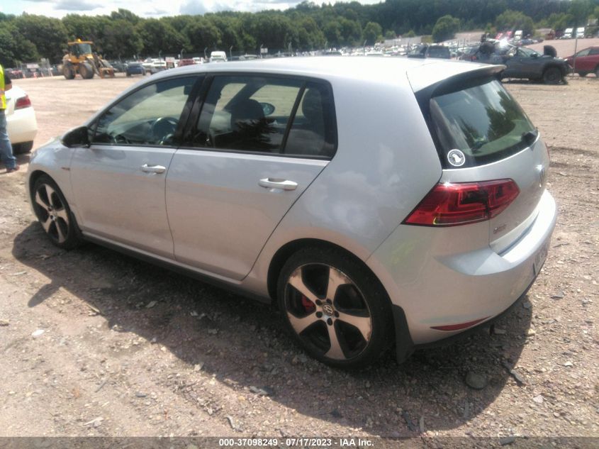 2016 VOLKSWAGEN GOLF GTI AUTOBAHN W - 3VW547AU0GM010357