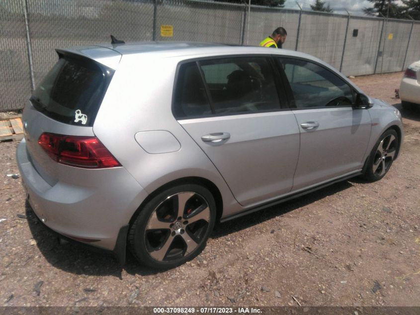 2016 VOLKSWAGEN GOLF GTI AUTOBAHN W - 3VW547AU0GM010357