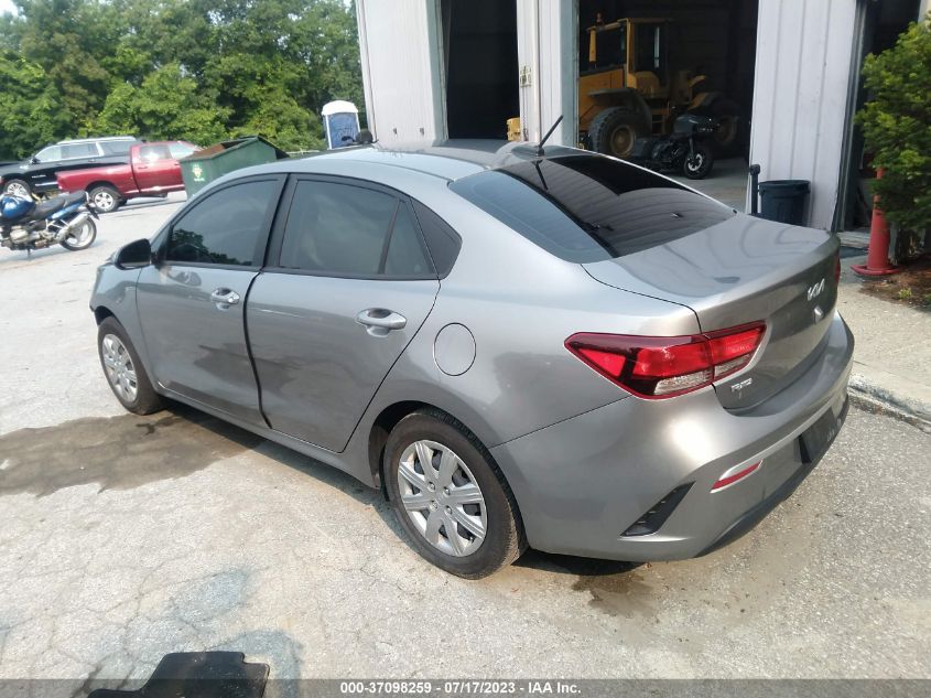 2022 KIA RIO S - 3KPA24AD6NE439547
