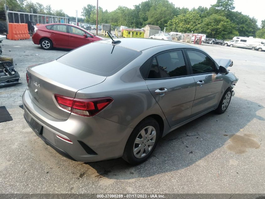 2022 KIA RIO S - 3KPA24AD6NE439547