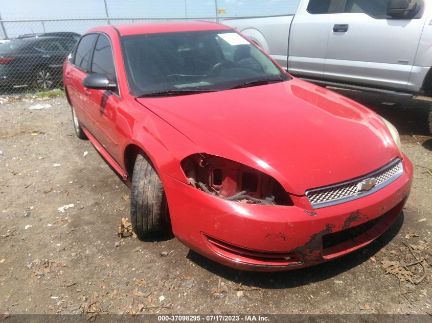 2013 CHEVROLET IMPALA LT - 2G1WG5E30D1135715