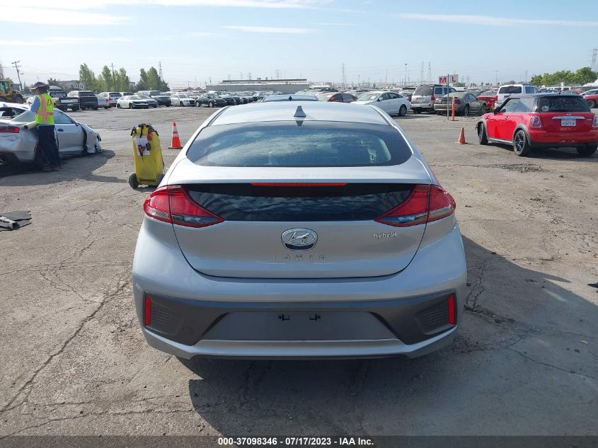 2020 HYUNDAI IONIQ HYBRID SE - KMHC75LC6LU242649
