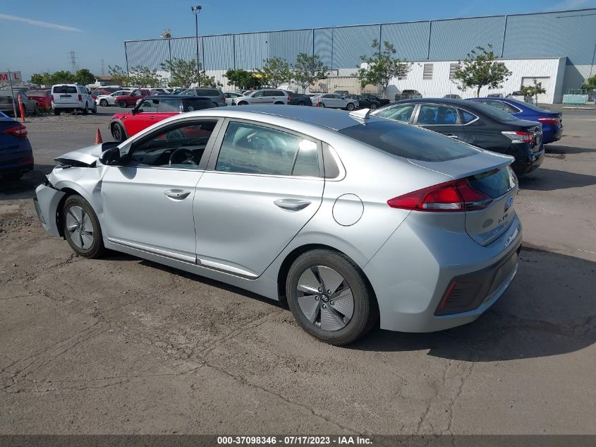 2020 HYUNDAI IONIQ HYBRID SE - KMHC75LC6LU242649