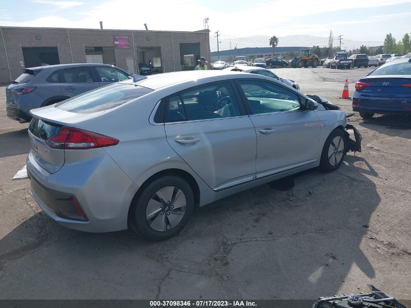 2020 HYUNDAI IONIQ HYBRID SE - KMHC75LC6LU242649