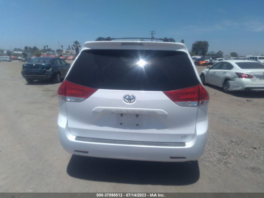 2013 TOYOTA SIENNA LE - 5TDKK3DC3DS340416