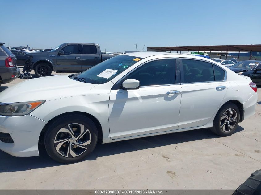 2016 HONDA ACCORD SEDAN LX - 1HGCR2F33GA058996