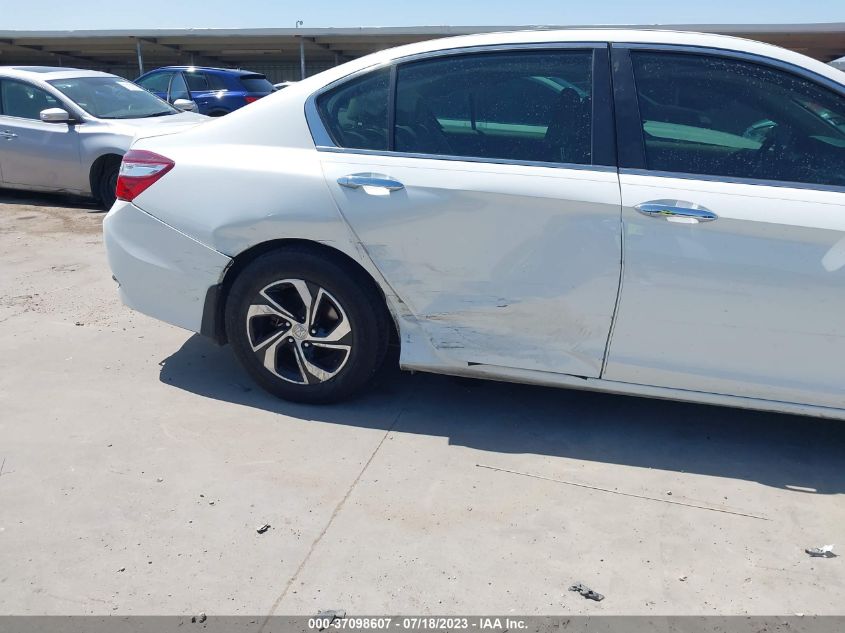 2016 HONDA ACCORD SEDAN LX - 1HGCR2F33GA058996