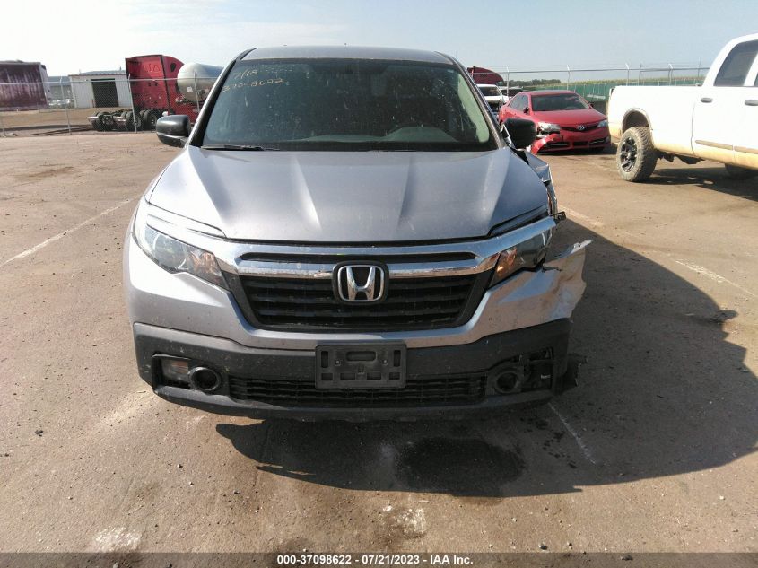 2017 HONDA RIDGELINE RT - 5FPYK3F22HB025929