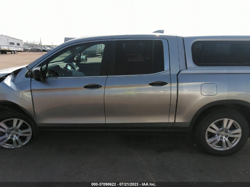 2017 HONDA RIDGELINE RT - 5FPYK3F22HB025929