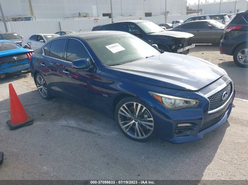 2016 INFINITI Q50 RED SPORT 400 - JN1FV7AP5GM420424