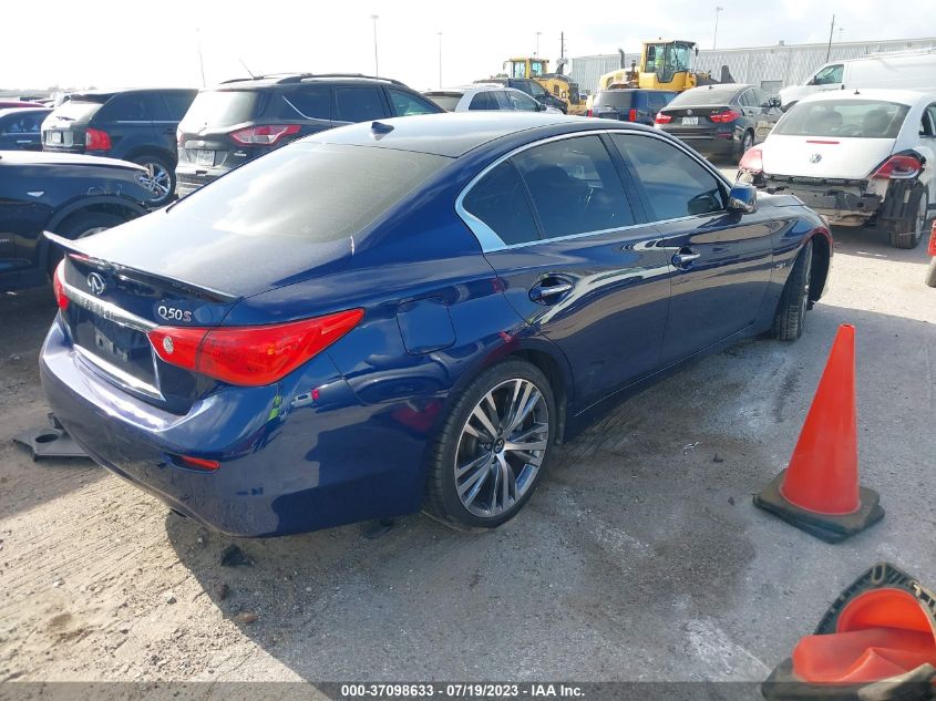 2016 INFINITI Q50 RED SPORT 400 - JN1FV7AP5GM420424