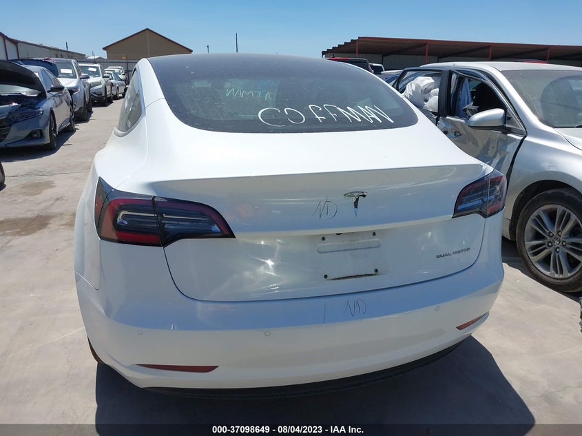 VIN 5YJ3E1EB4JF121941 2018 TESLA MODEL 3 LONG RANGE