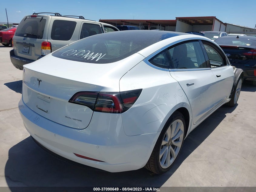 VIN 5YJ3E1EB4JF121941 2018 TESLA MODEL 3 LONG RANGE