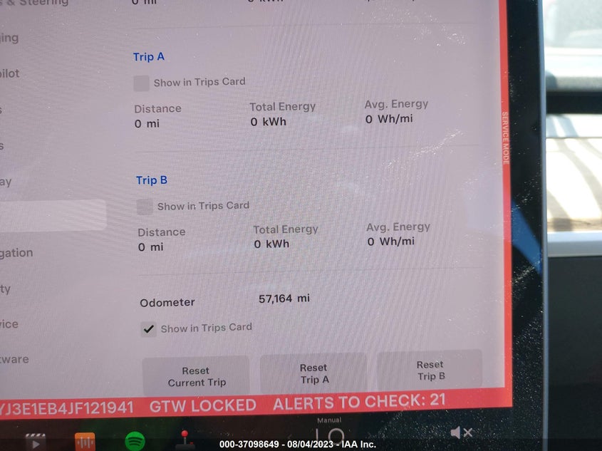 VIN 5YJ3E1EB4JF121941 2018 TESLA MODEL 3 LONG RANGE