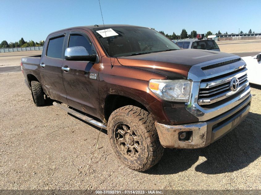 2016 TOYOTA TUNDRA 4WD TRUCK PLATINUM/1794 - 5TFAY5F14GX505325
