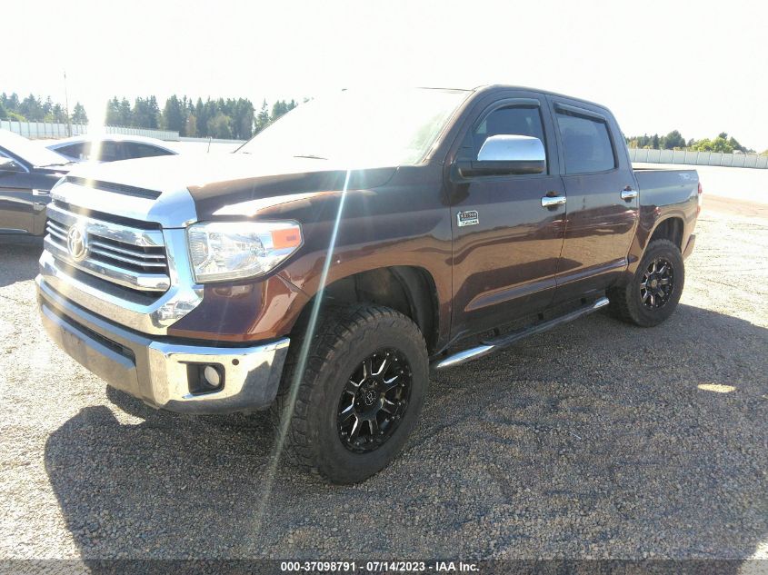 2016 TOYOTA TUNDRA 4WD TRUCK PLATINUM/1794 - 5TFAY5F14GX505325