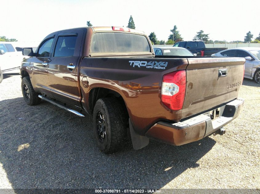 2016 TOYOTA TUNDRA 4WD TRUCK PLATINUM/1794 - 5TFAY5F14GX505325