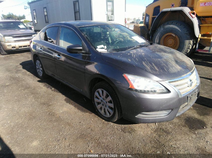 2013 NISSAN SENTRA S - 3N1AB7AP6DL562581