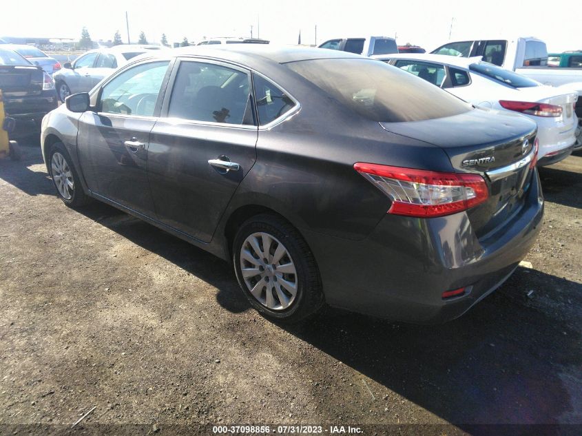 2013 NISSAN SENTRA S - 3N1AB7AP6DL562581