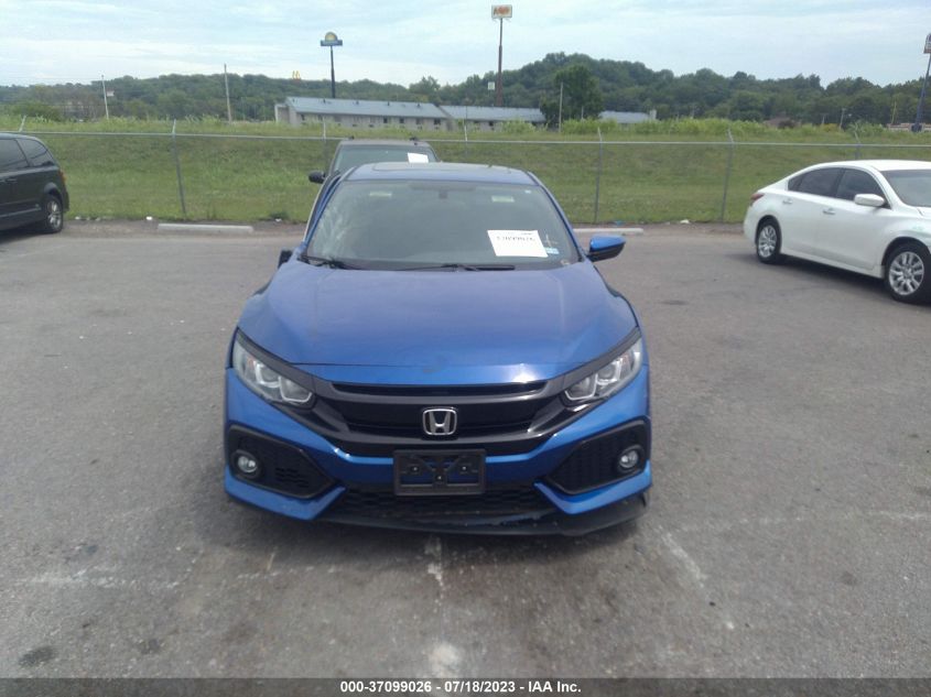 2018 HONDA CIVIC HATCHBACK EX - SHHFK7H54JU207859