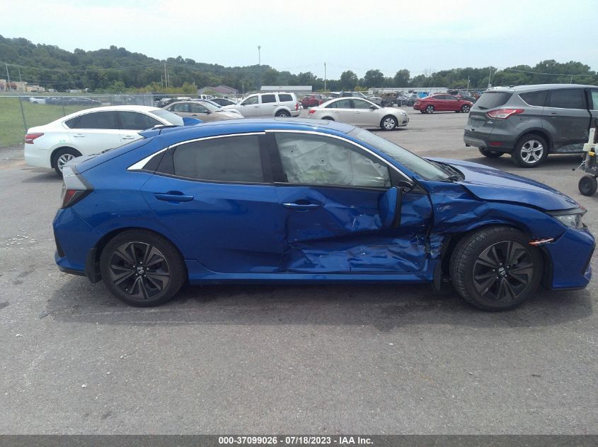 2018 HONDA CIVIC HATCHBACK EX - SHHFK7H54JU207859