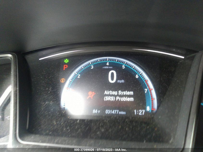 2018 HONDA CIVIC HATCHBACK EX - SHHFK7H54JU207859