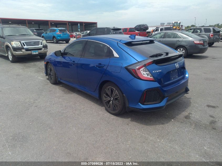 2018 HONDA CIVIC HATCHBACK EX - SHHFK7H54JU207859