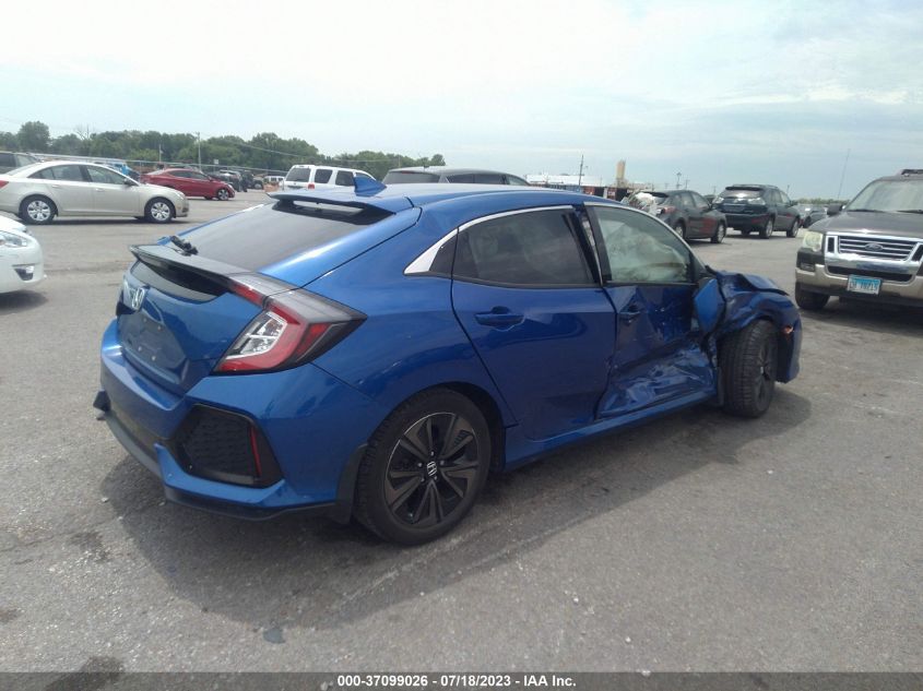 2018 HONDA CIVIC HATCHBACK EX - SHHFK7H54JU207859