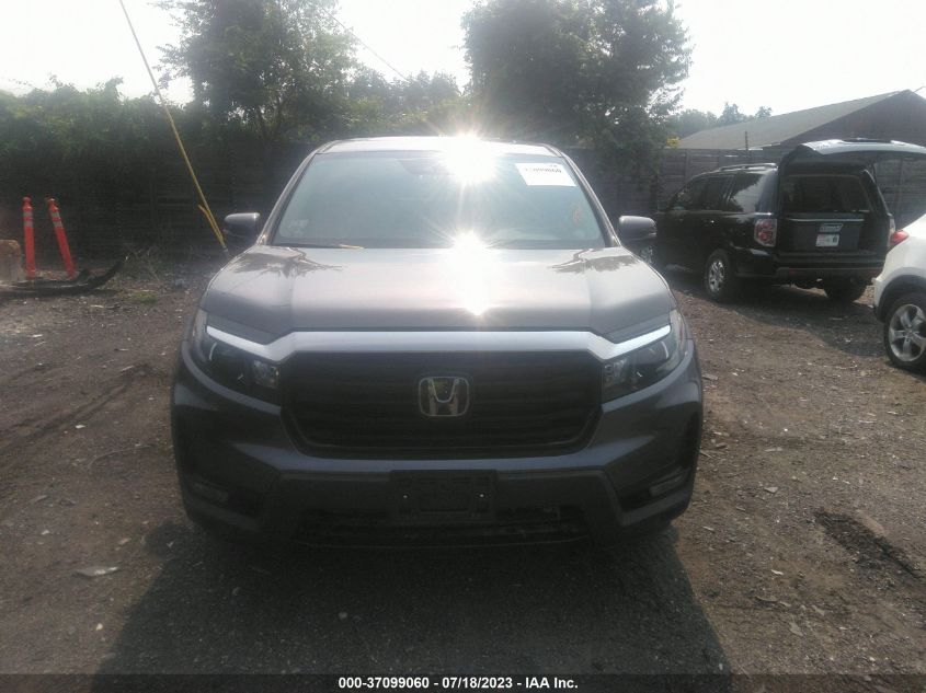 2022 HONDA RIDGELINE RTL - 5FPYK3F72NB017868