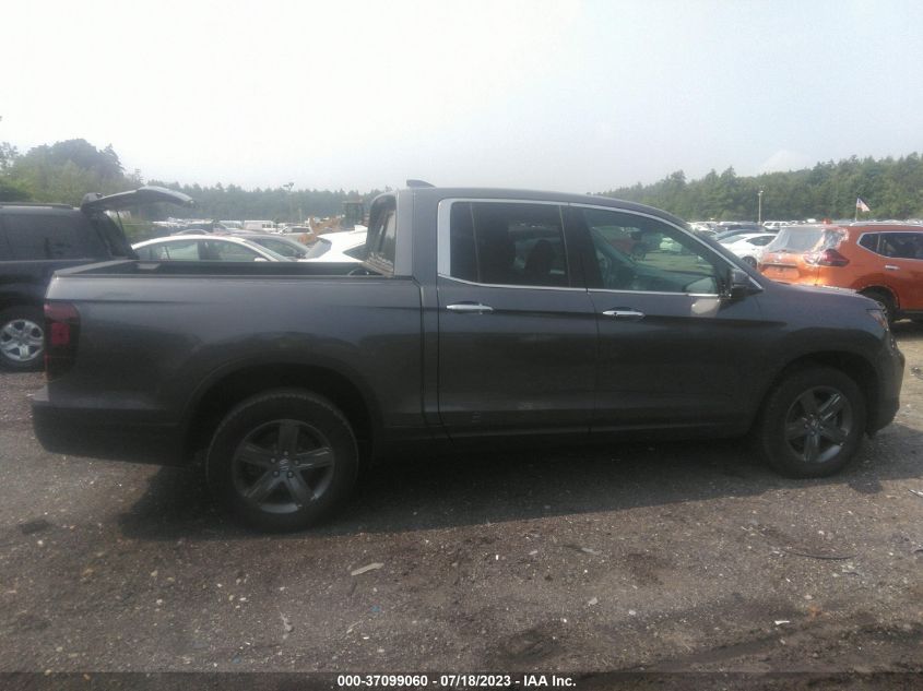 2022 HONDA RIDGELINE RTL - 5FPYK3F72NB017868