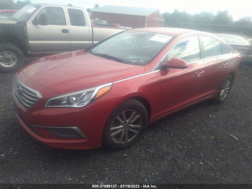 2017 HYUNDAI SONATA 2.4L - 5NPE24AF8HH488445