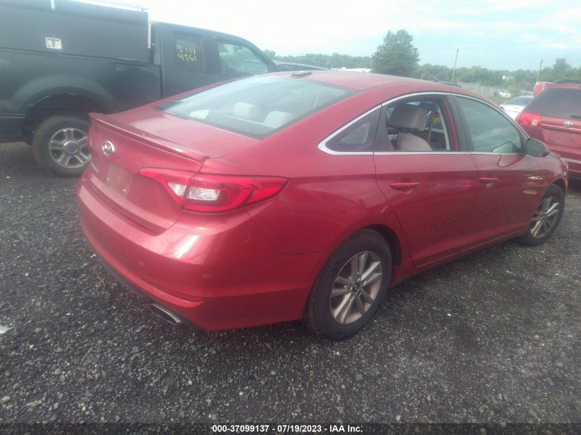 2017 HYUNDAI SONATA 2.4L - 5NPE24AF8HH488445