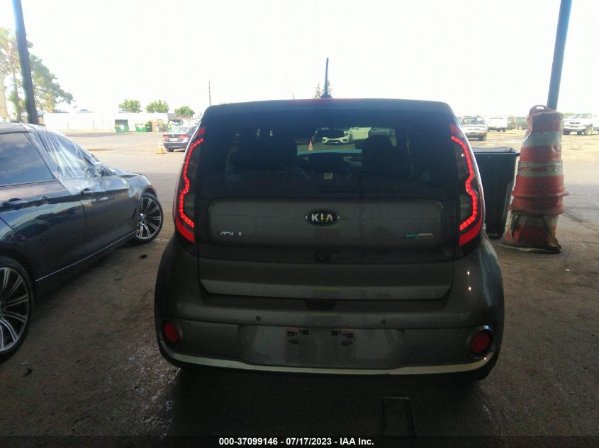 2016 KIA SOUL EV + KNDJX3AE7G7017228