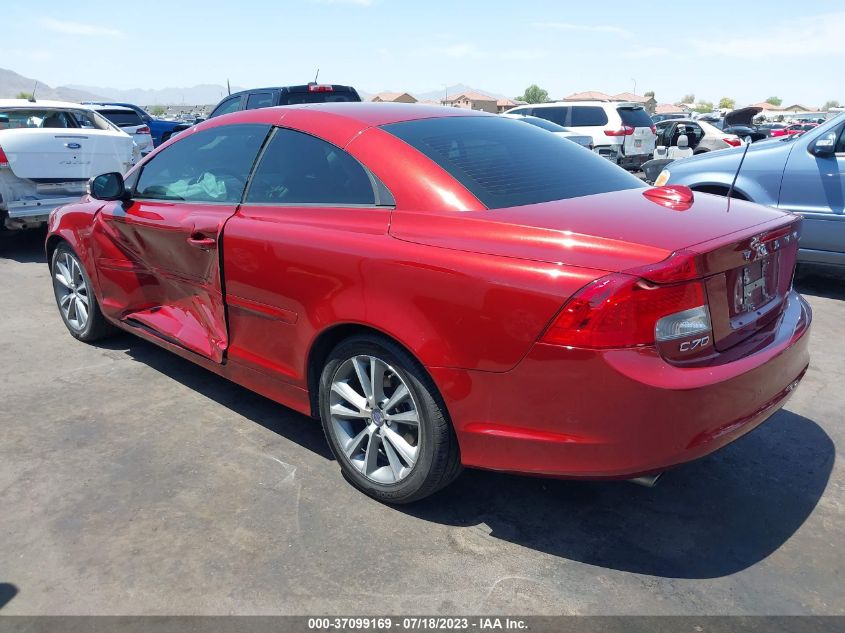 2013 VOLVO C70 T5 YV1672MC0DJ143191