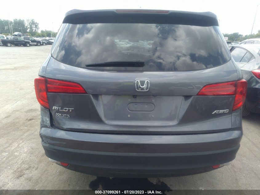 2016 HONDA PILOT EX - 5FNYF6H39GB106977