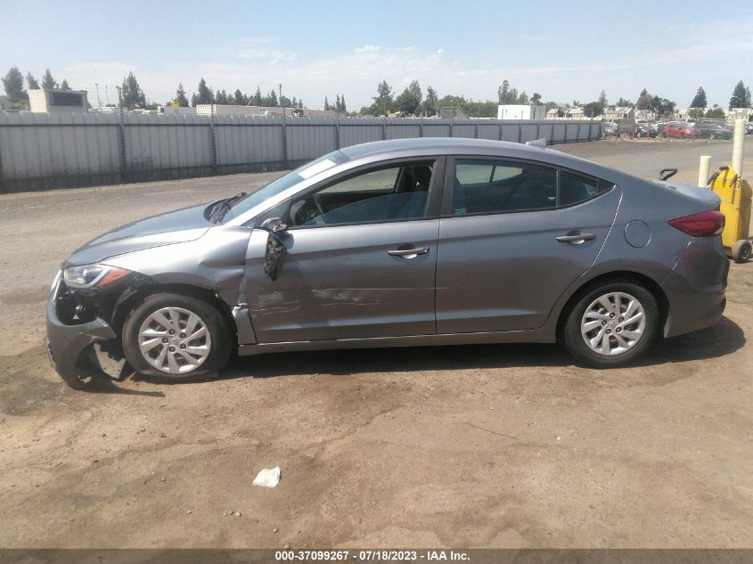 2017 HYUNDAI ELANTRA SE - KMHD74LF7HU085889