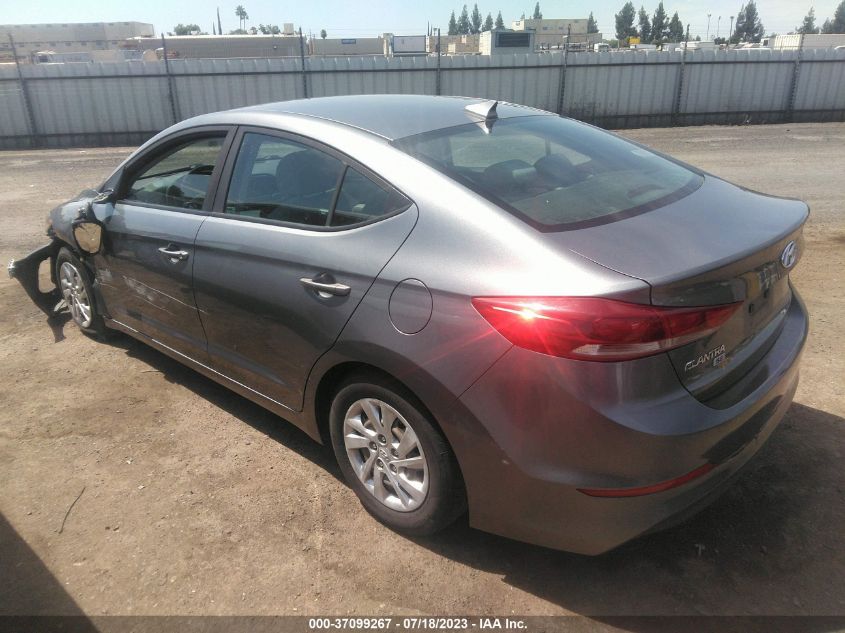 2017 HYUNDAI ELANTRA SE - KMHD74LF7HU085889