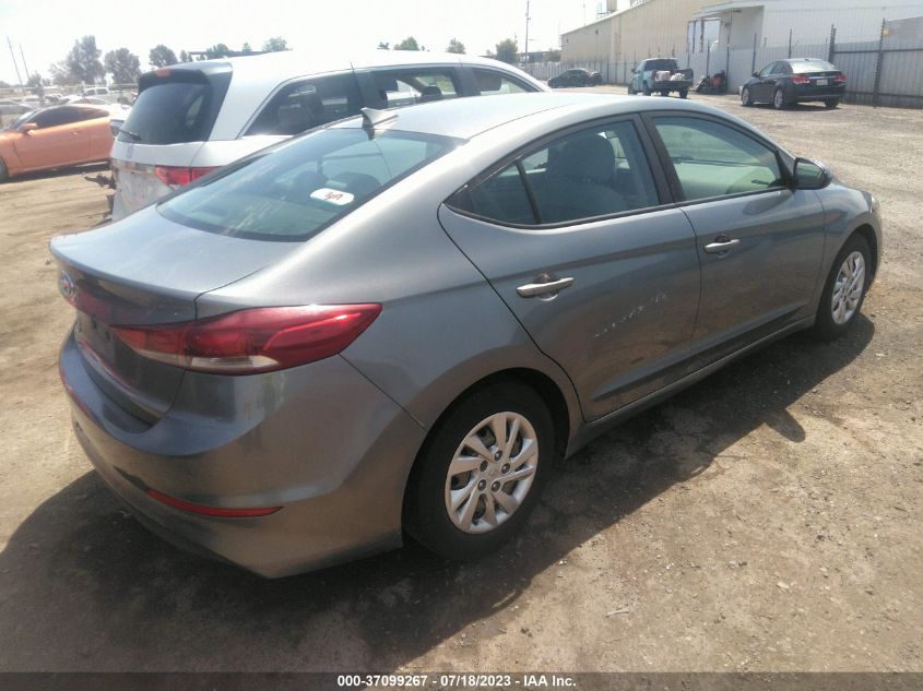 2017 HYUNDAI ELANTRA SE - KMHD74LF7HU085889