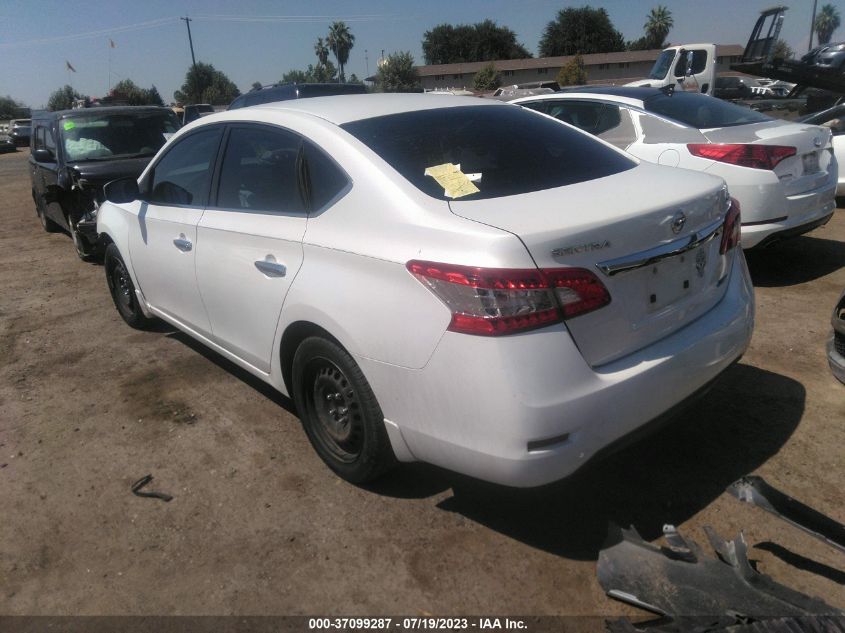 2014 NISSAN SENTRA S/SV/SR/SL - 3N1AB7AP1EL624163