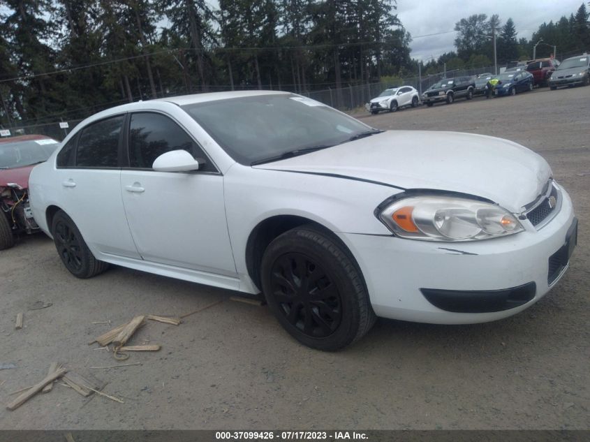 2014 CHEVROLET IMPALA LIMITED POLICE POLICE 2G1WD5E31E1186084