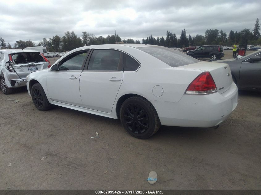 2014 CHEVROLET IMPALA LIMITED POLICE POLICE 2G1WD5E31E1186084