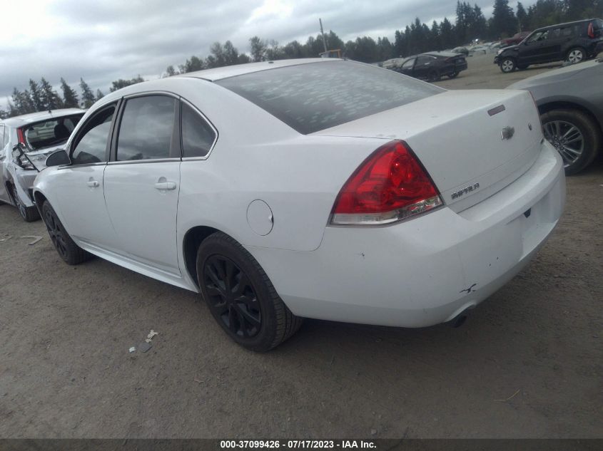 2014 CHEVROLET IMPALA LIMITED POLICE POLICE 2G1WD5E31E1186084