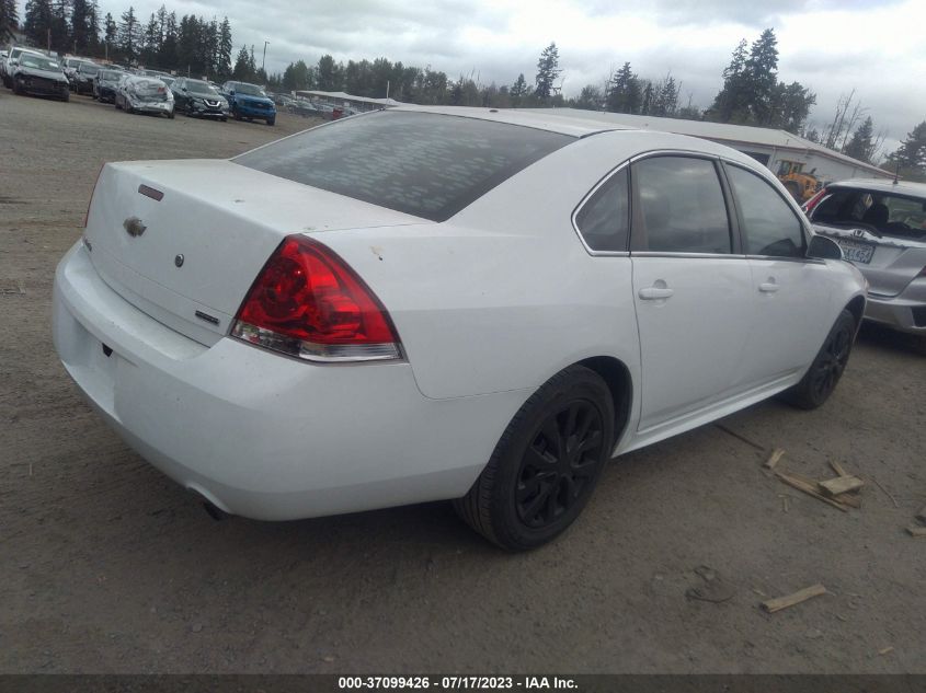 2014 CHEVROLET IMPALA LIMITED POLICE POLICE 2G1WD5E31E1186084