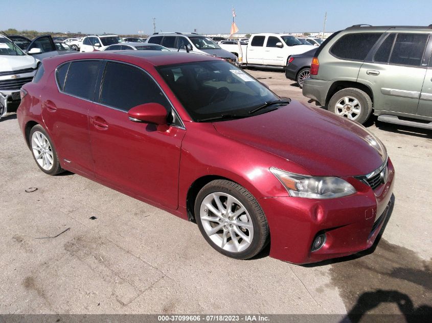 2013 LEXUS CT 200H HYBRID - JTHKD5BH4D2133379