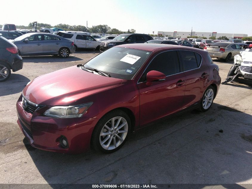 2013 LEXUS CT 200H HYBRID - JTHKD5BH4D2133379