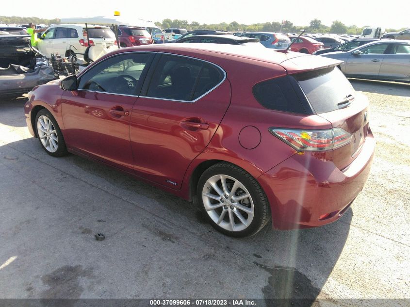2013 LEXUS CT 200H HYBRID - JTHKD5BH4D2133379