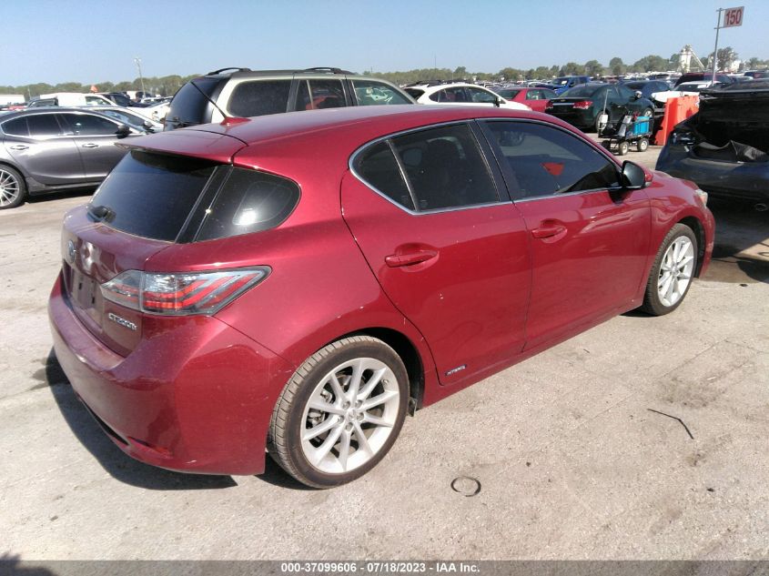 2013 LEXUS CT 200H HYBRID - JTHKD5BH4D2133379